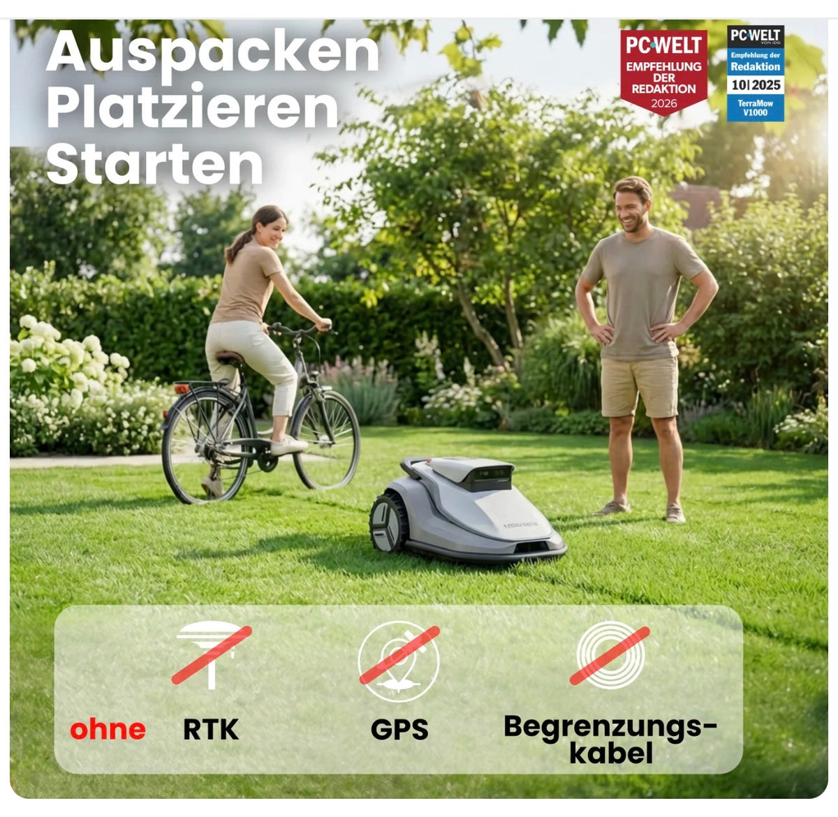 Terramow V1000 Mähroboter