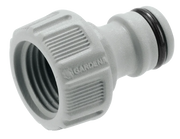 Hahnverbinder 21 mm (G 1/2 Zoll), Aufsatz für den Wasserhahn, Schlauchverbinder (VE 1 Stück)