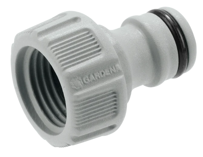Hahnverbinder 21 mm (G 1/2 Zoll), Aufsatz für den Wasserhahn, Schlauchverbinder (VE 1 Stück)