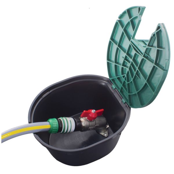 Ventilkasten RN17186 Rund mit 3/4'' Kugelhahn