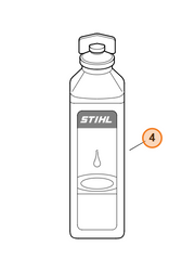 STIHL HP Ultra 100 ml Flasche für 5 l Kraftstoff