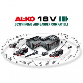 ALKO Rasenlüfter AR 1835 Akku-SET