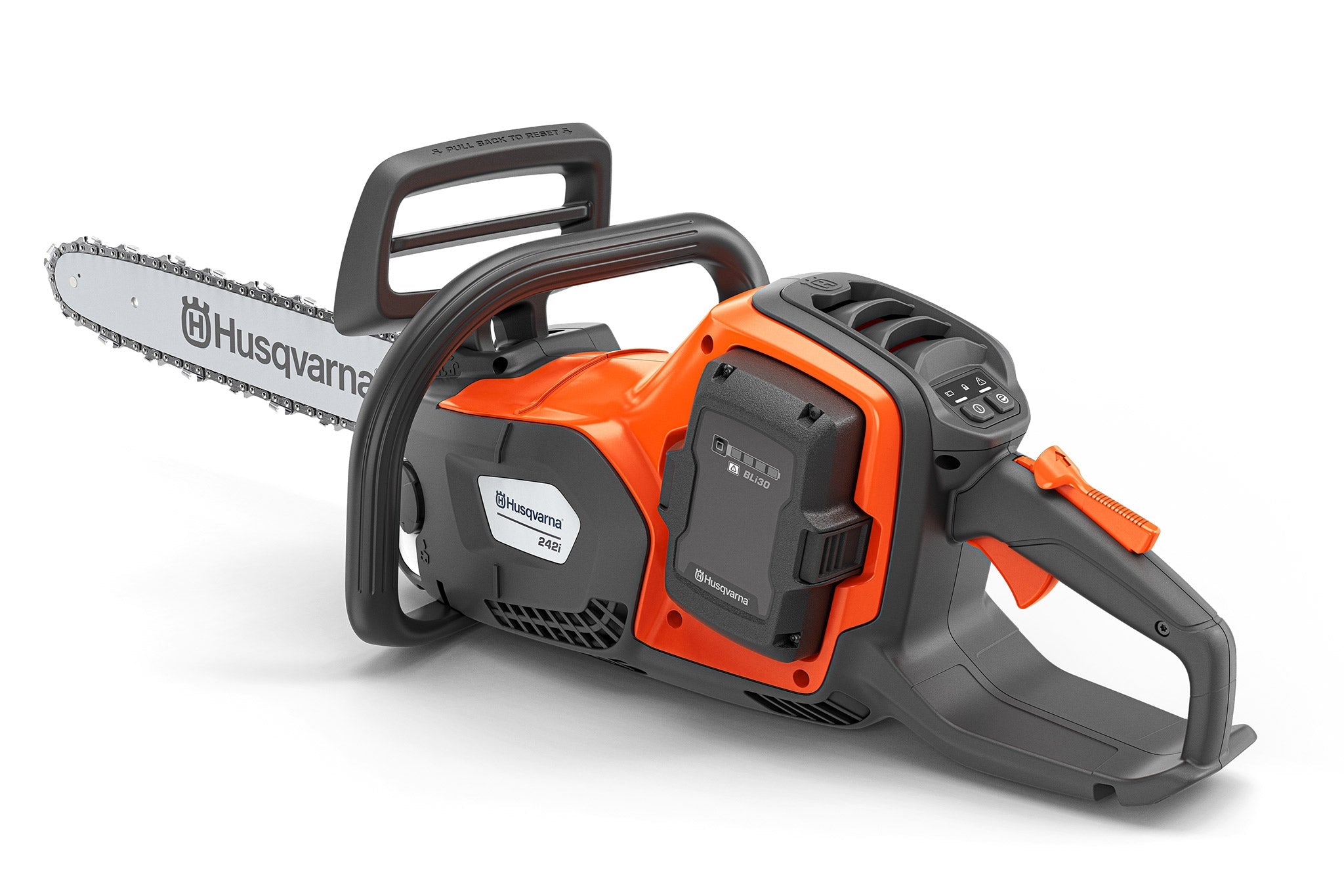 Husqvarna 242i mit Akku und Ladegerät