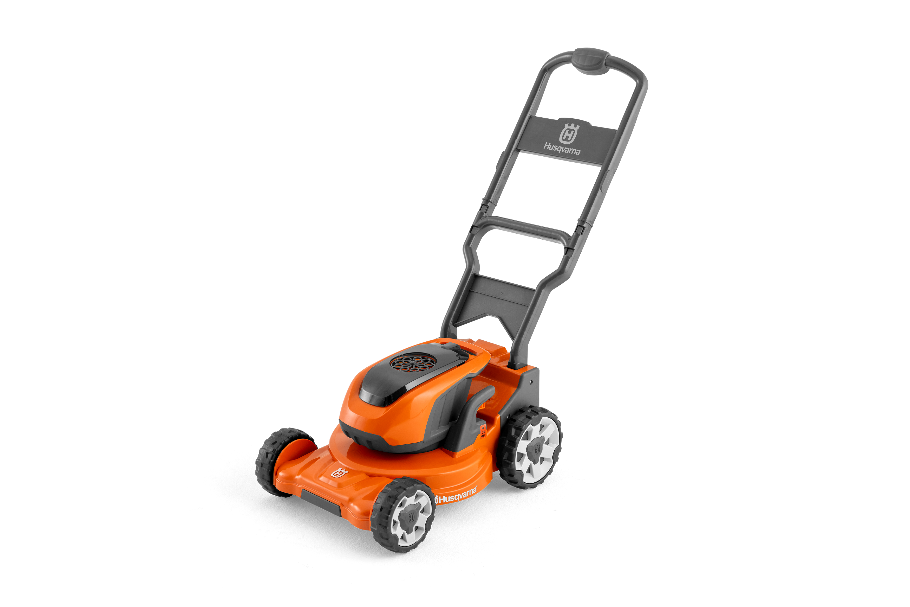 Husqvarna Spielzeug Spielzeug Akku Rasenmäher 347iVX mit Seifenblasen